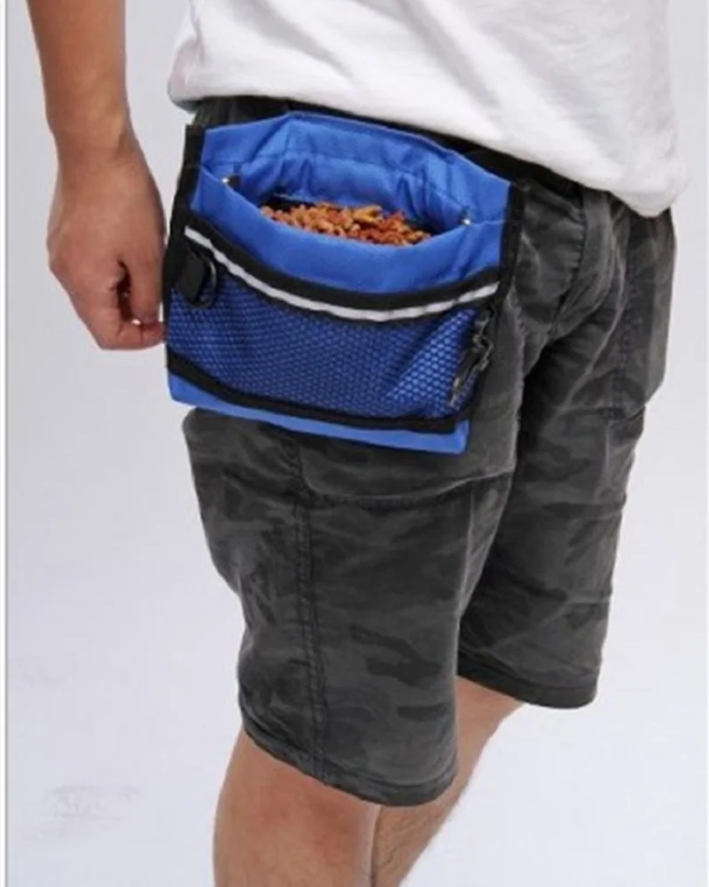 50pcs Durable Pet Dog Treat Bait Waist Pouch Puppy Reward Based