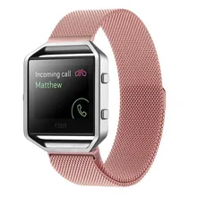 2016 Neuheiten Milanese Edelstahl Link Armband Uhr Bands Strap und Werkzeug für Fitbit Blaze Aktivität Tracker SmartWatch