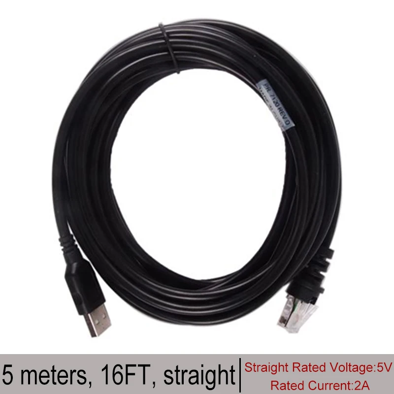 16FT 5M USB Straight Data Cable For Honeywell MS7120 MS9540 MS5145 Compatible Barcode Scanner | Компьютеры и офис