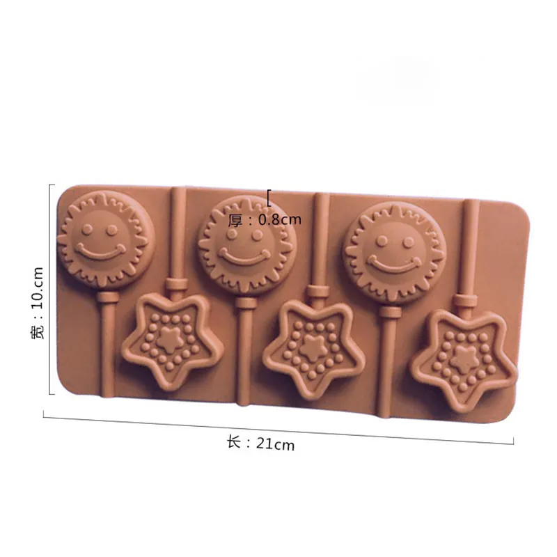 Шоколадная форма Кондитерская форма леденцы силиконовая форма для выпечки 1 шт конфеты Высокое качество Популярные силиконовые украшения торта леденец