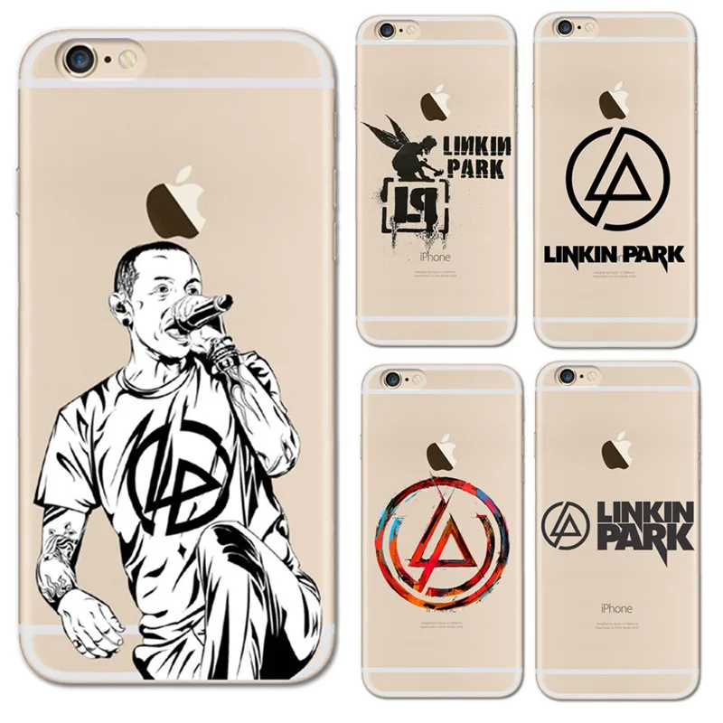 

Linkin Park Chester Charles Bennington Phone Case For iphone 6S Soft TPU case For iphone X 5S SE 6 6S 7 8 Plus Back Cover Coque