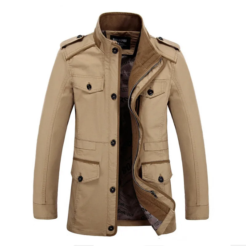 AichAngeI, Мужское пальто, модная куртка размера плюс, пальто, мужские повседневные куртки, ветровка, военная куртка, мужские куртки и пальто