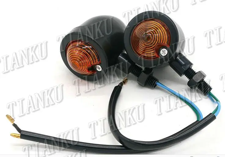 Мотоцикл Поворотная сигнальная лампа для Kawasaki Vulcan классический VN 400 VN500 VN800 VN 900 1200 1500 1600 2000 вертолет крейсер - Цвет: C