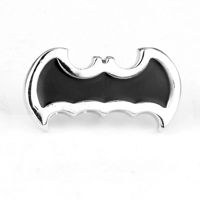Wholesale Movie Batman Brooch Lapel Pin Jewelry For Mens T Shirt Black 