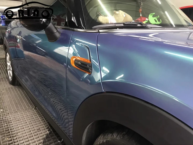 Glossy Coral Green Vinyl Film Wrap-4