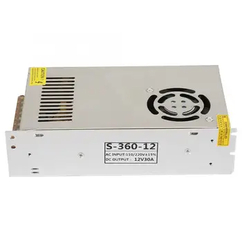 

Industrial Equipment DC 12V 30A LED Switching Power Supply Driver Adapter Adjustable switching power supply