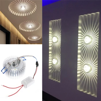 

YAM 3W White LED Aluminum Ceiling Light Fixture Pendant Lamp Lighting Chandelier