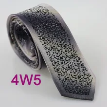 YIBEI Coachella Тонкий облегающий узкий мужской галстук для шеи серебристо-серый кайма Мода Шинер Gravata Seda черные клетчатые галстуки с геометрическим рисунком