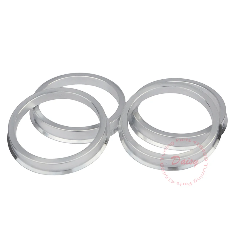 A Set Of 4pcs Aluminum Hub Centric Hubcentric Rings Id 66.6mm Od 73.1mm 73.166.6 Tire
