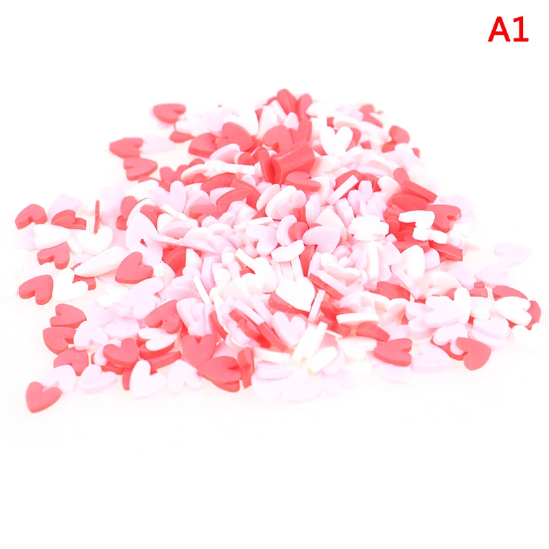 10g Addition Sprinkles DIY Slime Filler for Fluffy Mud Toys Slime Supplies Accessories Clay Beads Cake Dessert Kit - Color: A1