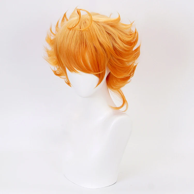 Cosplay&ware Emma Cosplay Wig Anime Yakusoku No Neverland The Promised 63194 Orange Heat Resistant Synthetic Hair Wigs & Cap -Zentai shop online