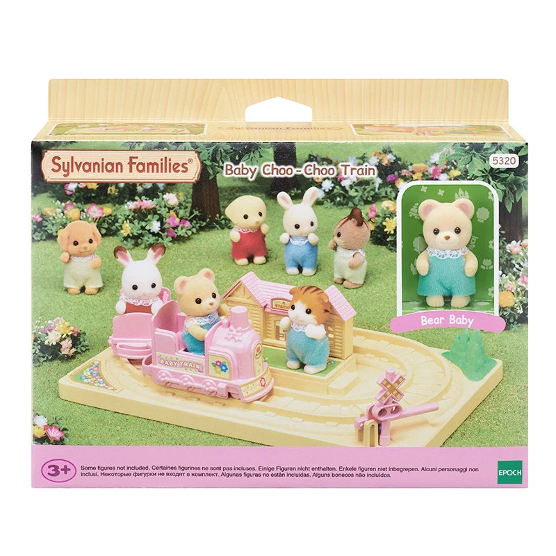 Sylvanian Families кукольный домик детский Паровозик Choo-Choo игрушка фигурка игровой набор девочка детский подарок#5320 Новинка