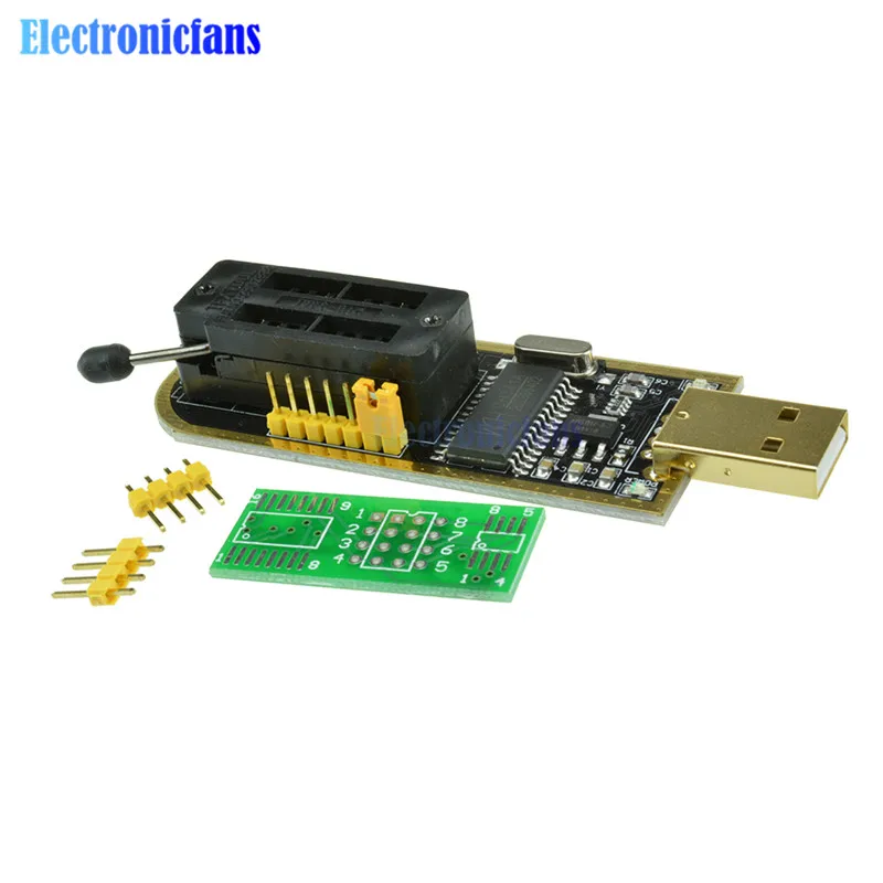 USB программист CH341A серия 24 EEPROM писатель 25 SPI флэш-биос+ SOIC8 SOP8 СОП Формат Флэш-чип зажим для проверки ИС разъем Adpter