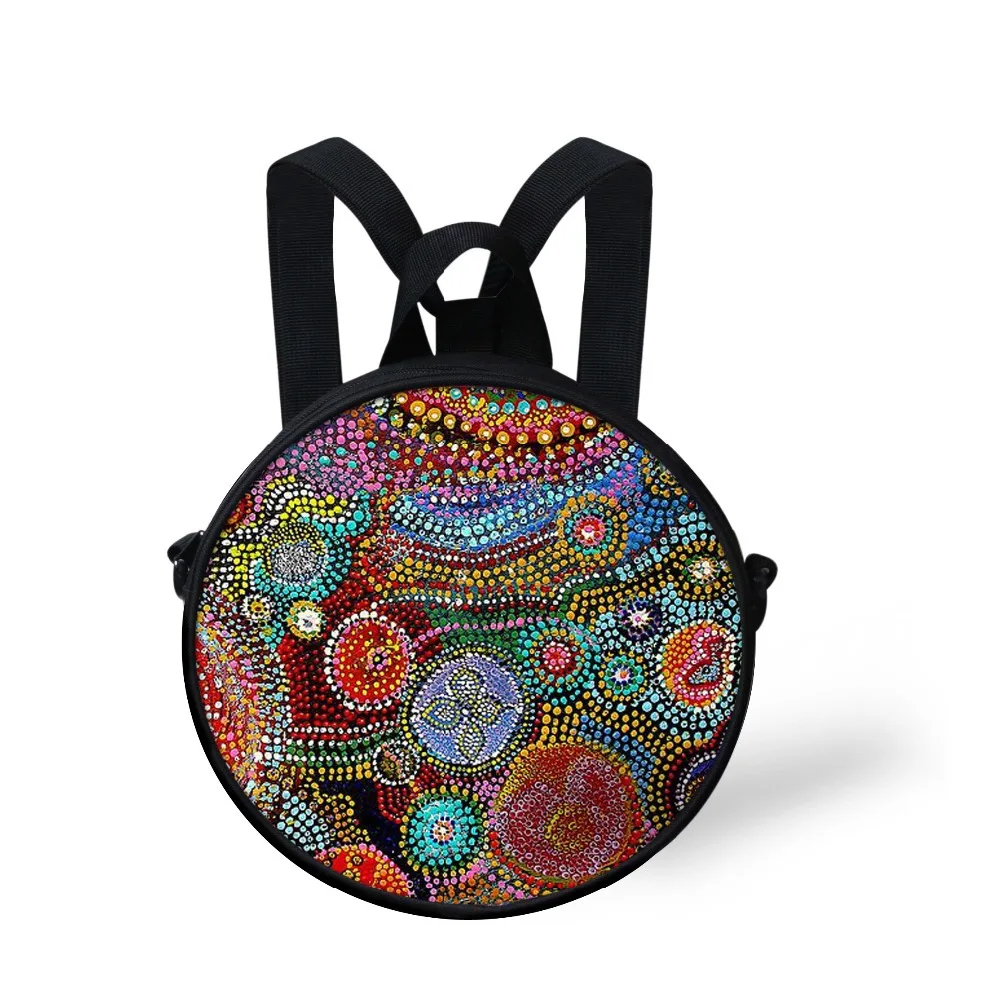 

FORUDESIGNS New Year Trendy Children School Backpack 3D Colorful Print Bag Toddler Baby Backpack Kindergarten Kids Shoulder Bag