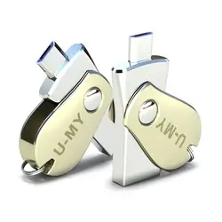Мини OTG USB флешка 64 ГБ Гб флешки для Android смартфон накопитель 16 ГБ 32 ГБ Memory Stick ноутбука Desktop тетрадь