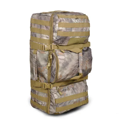 

50L Hot Men's Military Python Backpack Waterproof 600D Nylon Camouflage Backpacks Multi-function Men Travel Bags A26