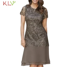 Женское платье, официальное, кружевное, с цветочным рисунком, элегантное, летнее, вечернее, свадебное, вечернее, вечернее, размера плюс, vestidos robe Femme 19May17