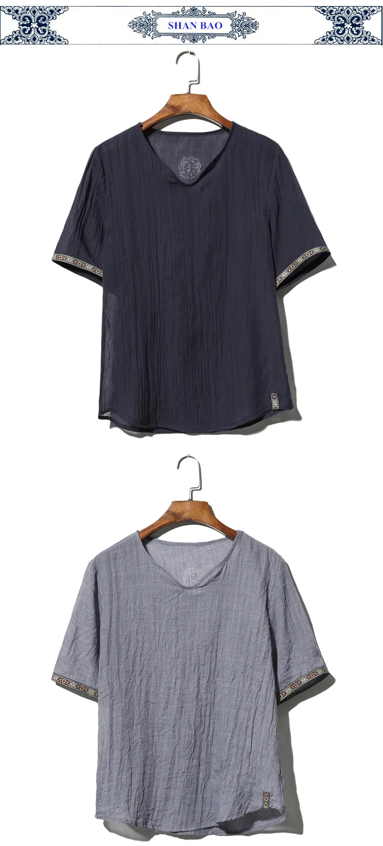 Large-Size-Men-Printed-Short-Sleeve-T-shirt-cotton-V-neck-Slim-High-Quality-Summer-Male