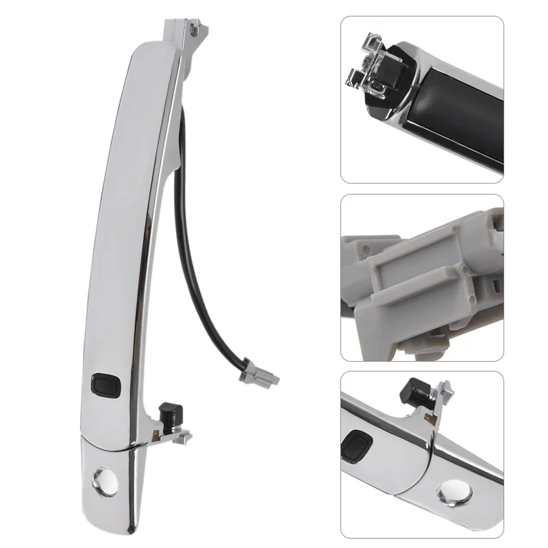 

Front Left Driver Side Exterior Door Handle for Nissan Infiniti Chrome Car Outside Handles OE 80645-CA000 Auto Replacement Parts