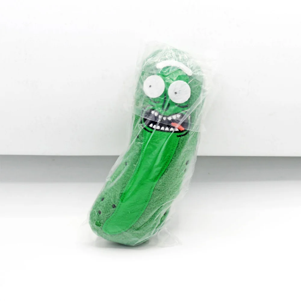 19 см Rick and Morty Pickle Rick забавные плюшевые игрушки зеленая мягкая игрушка плюшевая мягкая игрушка кукла детские рождественские подарки