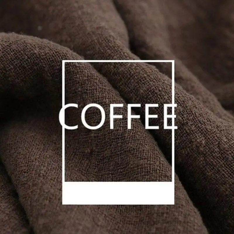 Прочная льняная ткань 130x100 см, хлопковая льняная ткань для занавесок, мягкая Лоскутная Ткань - Цвет: coffee