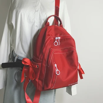 

School Student Schoolbag Female 2019 New Fashion Nylon Backpack Girls Casual Joker Backpack Travel Bag