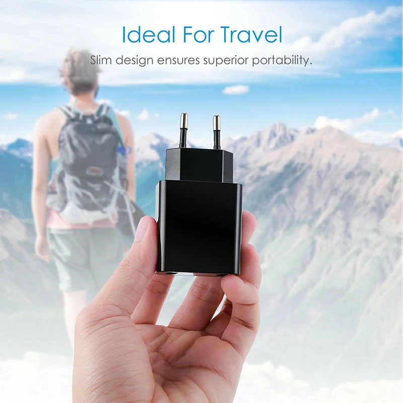 2 портовый USB зарядное устройство для телефона светодиодный дисплей настенный