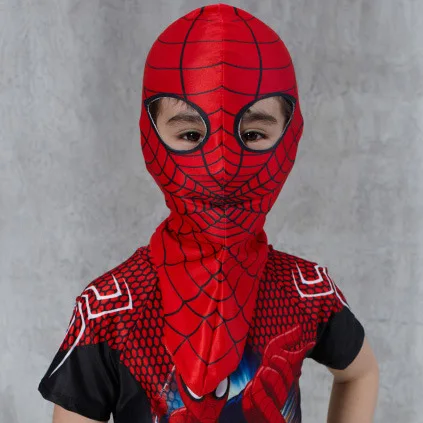 Новый Хэллоуин мультфильм полная голова Maskss для детей Новая мода Прохладный Человек-паук детская маска оптовая продажа