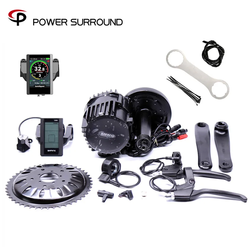 Kit para Suporte Bafang 52 1000w Bbs03 Bbshd Bicicleta Elétrica Motor Inferior 68mm 100mm 120mm Kit 8fun – 48 v