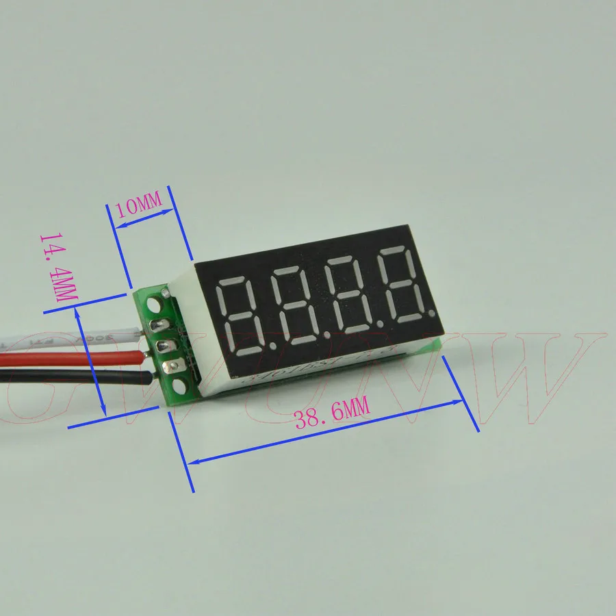 GWUNW BY436V DC 0 500 V(500V) 36 inch 4 битный микро тестер напряжения измеритель цифровой