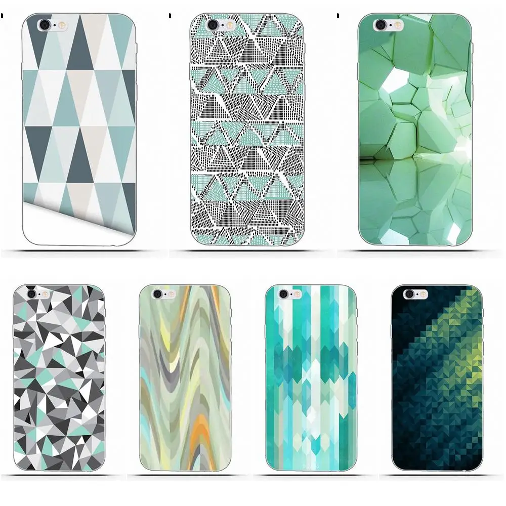 

Soft Coque Case For Sony Xperia Z Z1 Z2 Z3 Z4 Z5 compact Mini M2 M4 M5 T3 E3 E5 XA XA1 XZ Premium Green Geometric With Wood