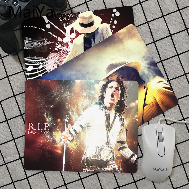 

Maiya High Quality Michael Jackson Anti-Slip Durable Silicone Computermats Top Selling Wholesale Gaming Pad mouse