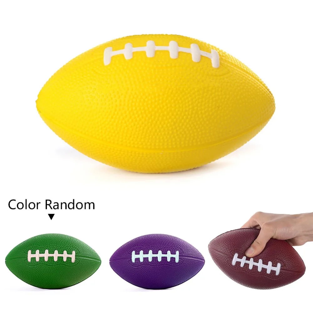Ciclo Zona 1 piezas Niño juguete Bola de presión inflable pequeña Rugby fútbol americano #281091