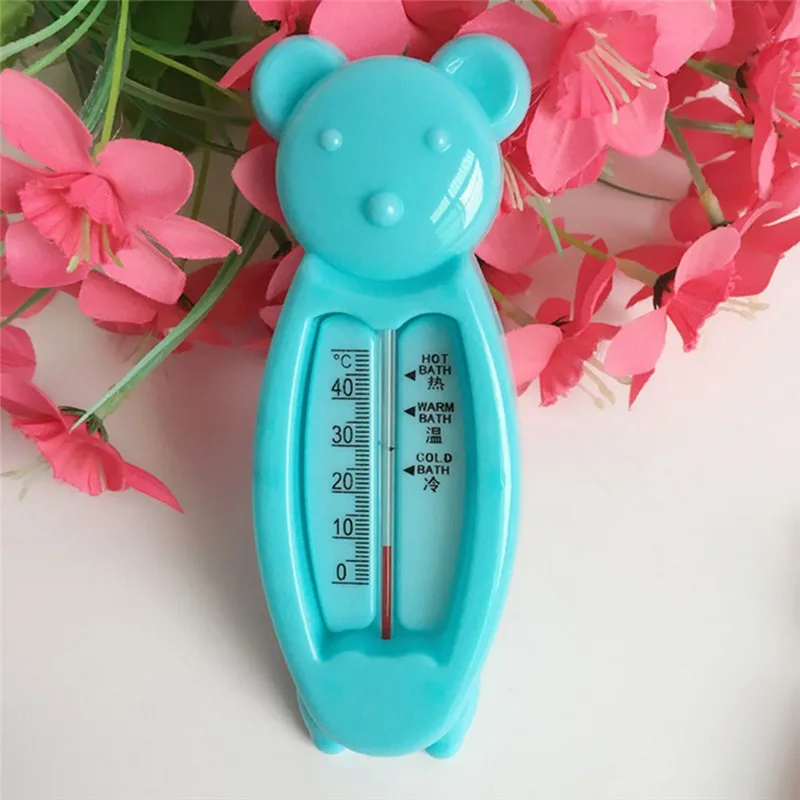 Мультяшный плавающий милый медведь Детский термометр для воды Детский термометр для ванны игрушка пластиковая Ванна датчик воды термометр