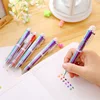 6 in 1 color multi function ballpoint pen 0.5mm novelty multi-color children's gifts office stationery and School ► Photo 2/6