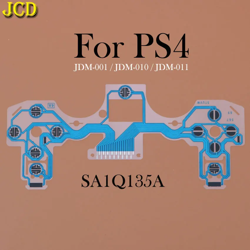 JCD 1 шт. кнопки ленточная печатная плата для Dualshock 4 PS4 Pro Slim JDM-001 JDS 055 проводящая пленка для контроллера пленочная клавиатура гибкий кабель - Цвет: JDM-010 JDM-011