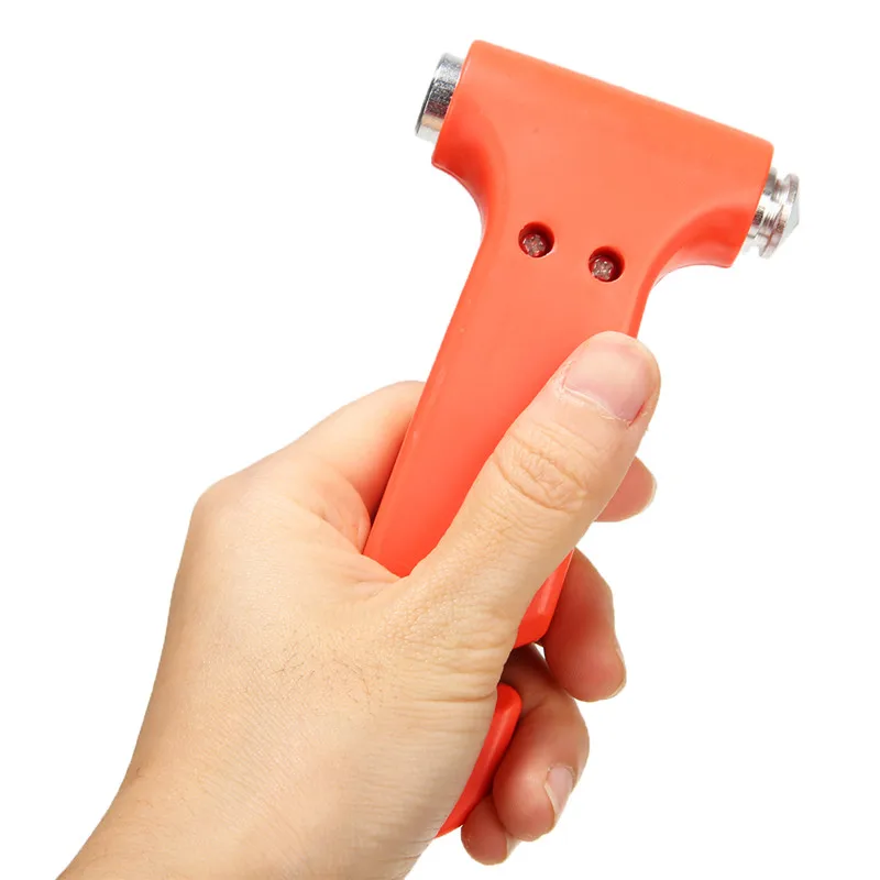 

Mayitr 2 in 1 Mini Multifunction Emergency Safety Hammer Car Window Glass Breaker Seat Belt Cutter Auto Escape Tools