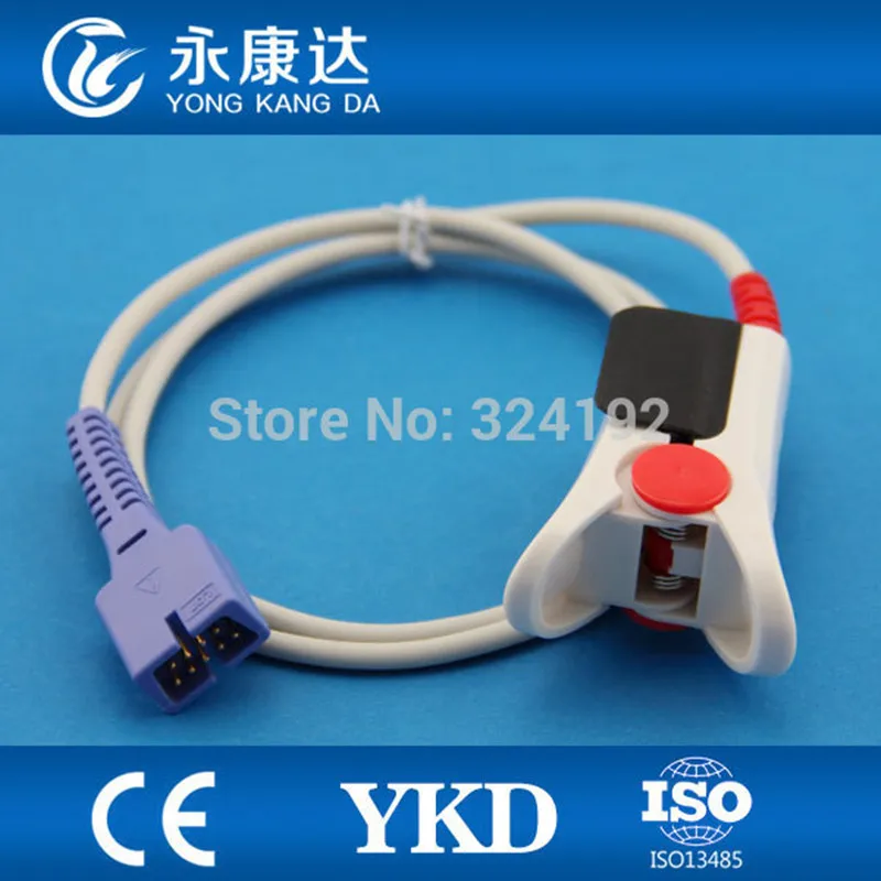 

DS-100A Oximax Adult Finger Clip Spo2 Sensor 9pin/1M