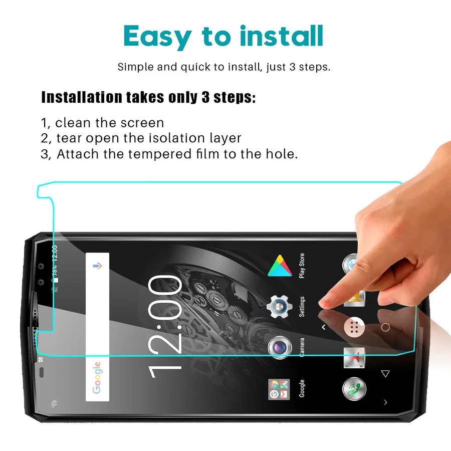 Altroplas Брендовое закаленное стекло для Oukitel K7 power/K8/K10 смартфон 9H Взрывозащищенная