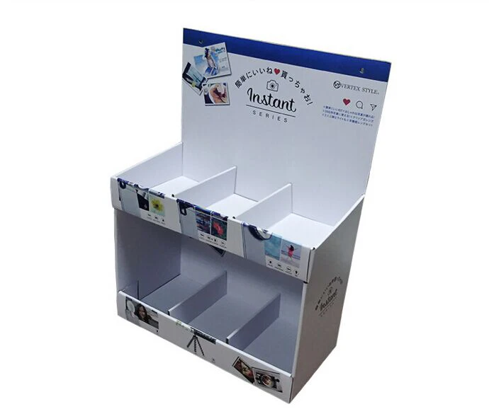 

Wholesale Custom Small Cardboard Paper Printed Corrugated Shelf Retail Counter Display Box ( DX-060)