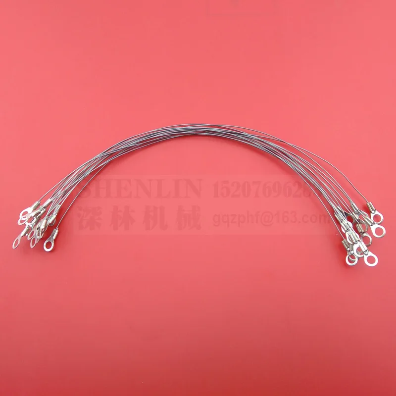 

Heating wire of L style side sealer SF380L length 423mm and 578mm 2 wire per lot nickel-chrome alloy electrical resistance wire