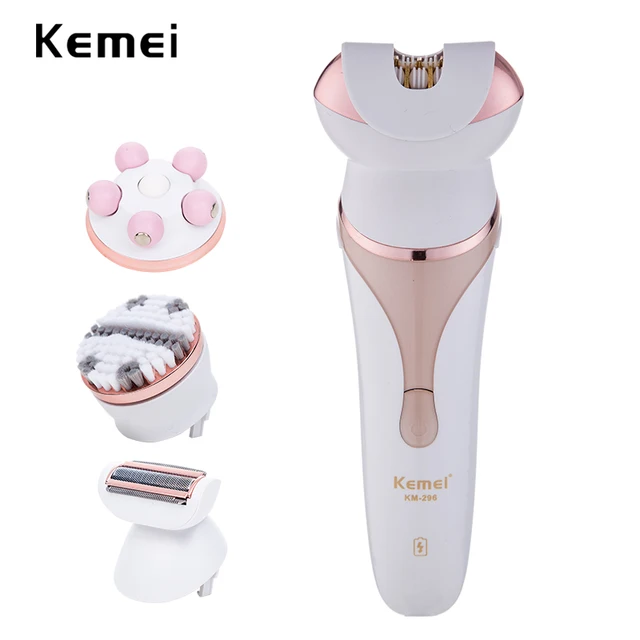 Kemei Epilator hair remover Electric Shaver machine cleanser for women Massager Tools Personal