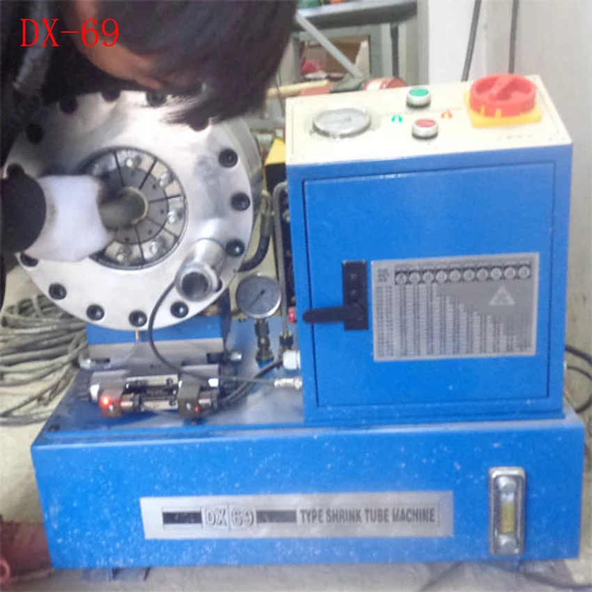 

DX-69 Hydraulic Hose Crimping Machine 380V 4KW With 10sets mould (14 16 19 24 28 32 38 42 46 51mm)Crimping range 14-51MM