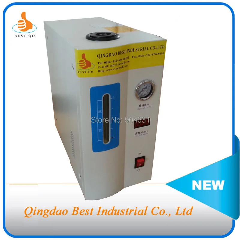 Горячая продажа Бесплатная доставка 99.999% чистый водородный Газовый Генератор 0-300 мл/мин. для газовой хроматографа для топливных элементов п...