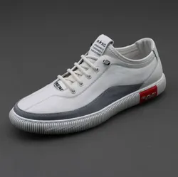 Luxury Brand Men Shoes Genuine Leather Casual Shoes Fashion Breathable Men Chunky Sneakers White Lace Up Flat Sport Board Shoes Luxury Brand Men Shoes Genuine Leather Casual Shoes Fashion Breathable Men Chunky Sneakers White Lace Up Flat Sport Board Shoes