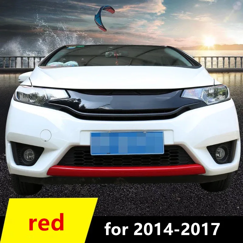Для Honda Fit 2014-2017 Band New ABS 1 шт. чехол для переднего бампера и губ накладка защитная