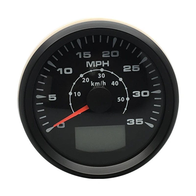 0 35MPH 55 км/ч GPS Спидометр Speedo одометр пробег с 8 видов цветов подсветкой 85 мм для