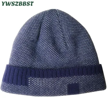 

High Quality Autumn Winter Outdoor Men Crochet Skullies Hat Adult Head Cap Men Knitted Warm Cap Men Beanies Cap