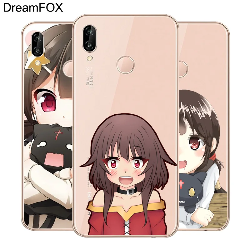 

DREAMFOX M146 Sweet Anime Girl Soft TPU Silicone Case Cover For Huawei Honor 6A 6C 7X 9 10 P20 Lite Pro P Smart