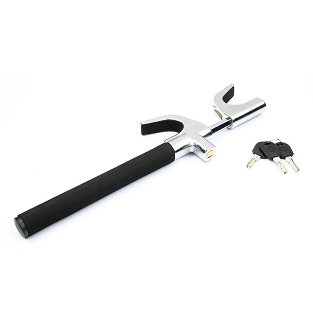 Universal Baseball Bat Steering Wheel Lock Anti theft Theftproof Broken Window Self-defense Key Cylinder key #30 | Автомобили и